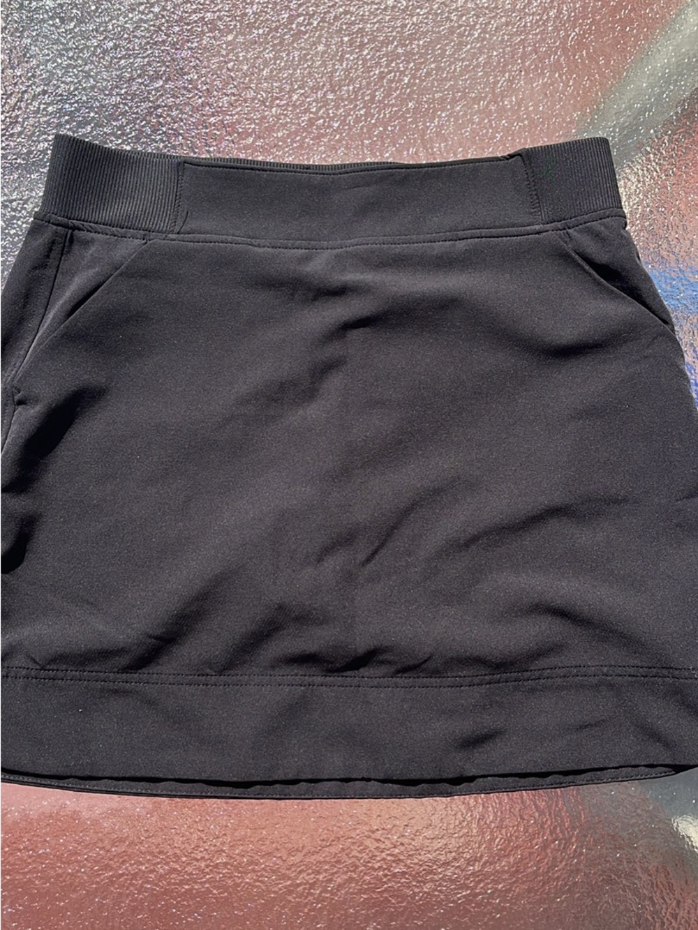 Black Women's Active Skort - Classic A-Line